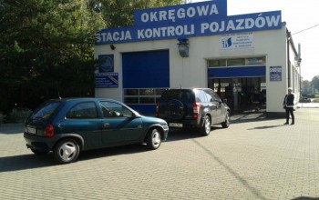 Wycieczka do Okręgowej Stacji Kontroli Pojazdów.